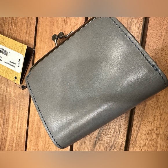 Patricia Nash Astor wallet NWT Safflower Blue Color (blue and grey) $79 small - Picture 12 of 15